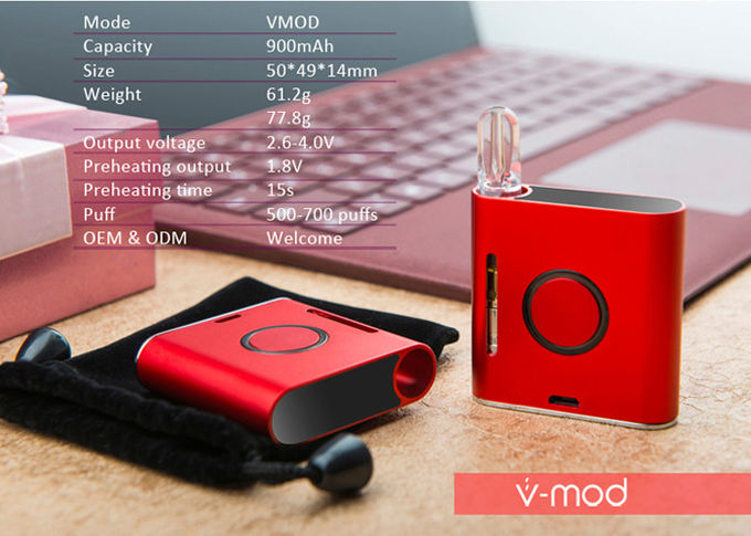 MOD VMOD micro USB della batteria di Vape della batteria 900mAh ricaricabile per la cartuccia di CBD