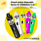 100% No Leaking Wholesale Disposable E Cigarette Empty 2ml 3ml Vape Pen for Thick Oil