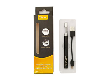 Porcellana penna elettrica del fumo del foro di olio di 1.2mm * di 2 con il porto di carico inferiore di USB fabbrica
