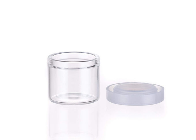 barattoli di vetro di 5ml 6ml 9ml, barattolo di vetro della limanda del contenitore del concentrato dei coperchi di plastica